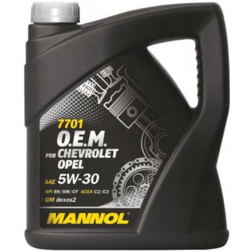 Mannol O.E.M 7701 (Chevrolet, Opel) 5W-30 - 4 Liter