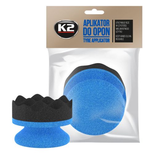 K2 applikátor (gumi- és műanyagápolóhoz) - (K720)