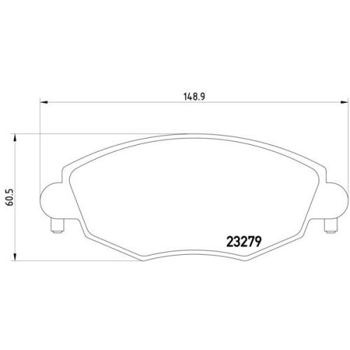 Ford Mondeo 3 első fékbetét készlet - Textar (2327904)