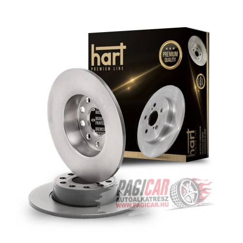 Opel Astra G hátsó féktárcsa (5 kerékcsavaros) - Hart Premium  SZETT (2db)