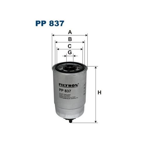 Opel Omega B gázolajszűrő - Filtron (PP837)