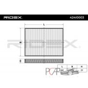 Pollenszűrő, nem aktív (Audi A3, Skoda Octavia 1, Vw Golf 4...) - Ridex