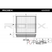 Pollenszűrő, nem akítv (Ford Focus 2) - Ridex