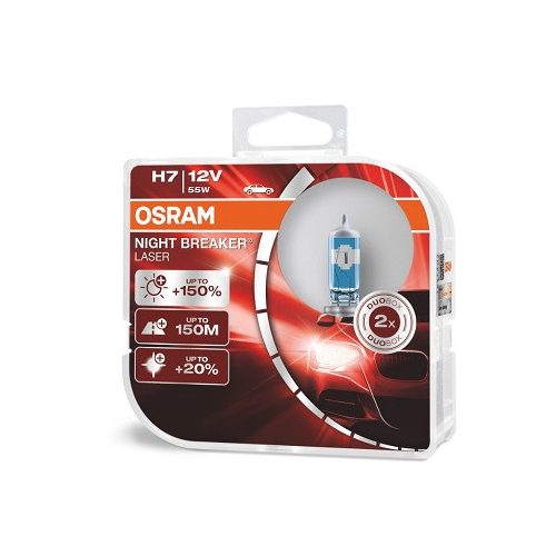 OSRAM H7 NIGHT BREAKER LASER BOX 12V 55W +150% / OR
