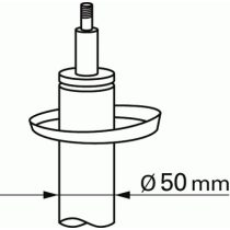   Skoda Octavia 2 első lengéscsillapító (gázos, 50 mm) - Hart