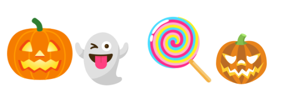 Halloween tökök és szellem